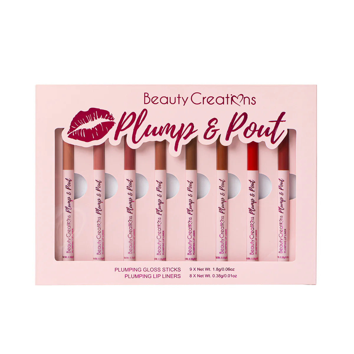 Plump & Pout lip liners BEAUTY CREATIONS