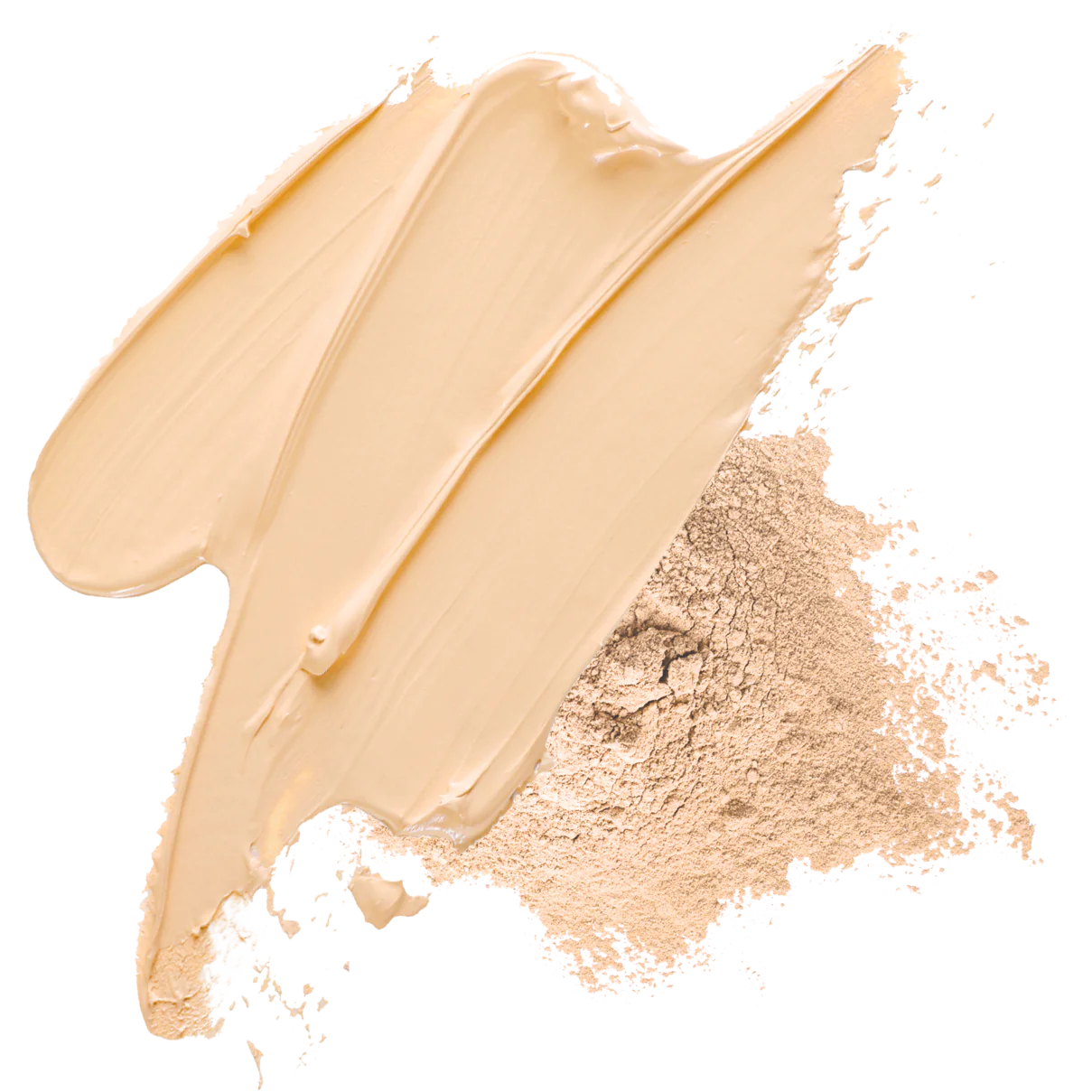 Skin bloom cream to powder compact