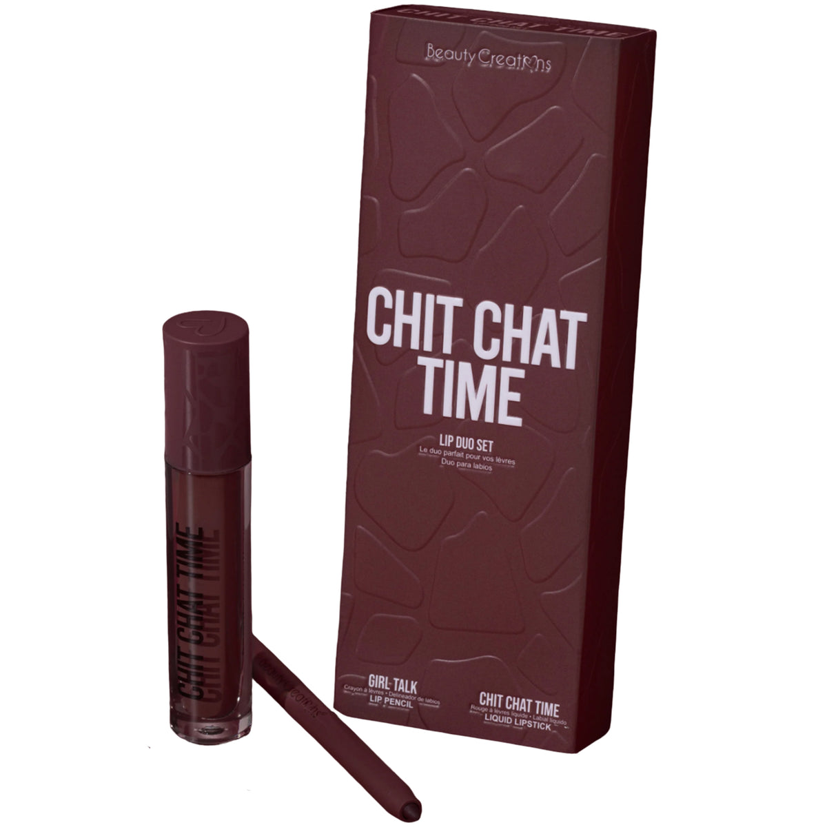 CHIT CHAT TIME LIP DUO BEAUTY CREATIONS