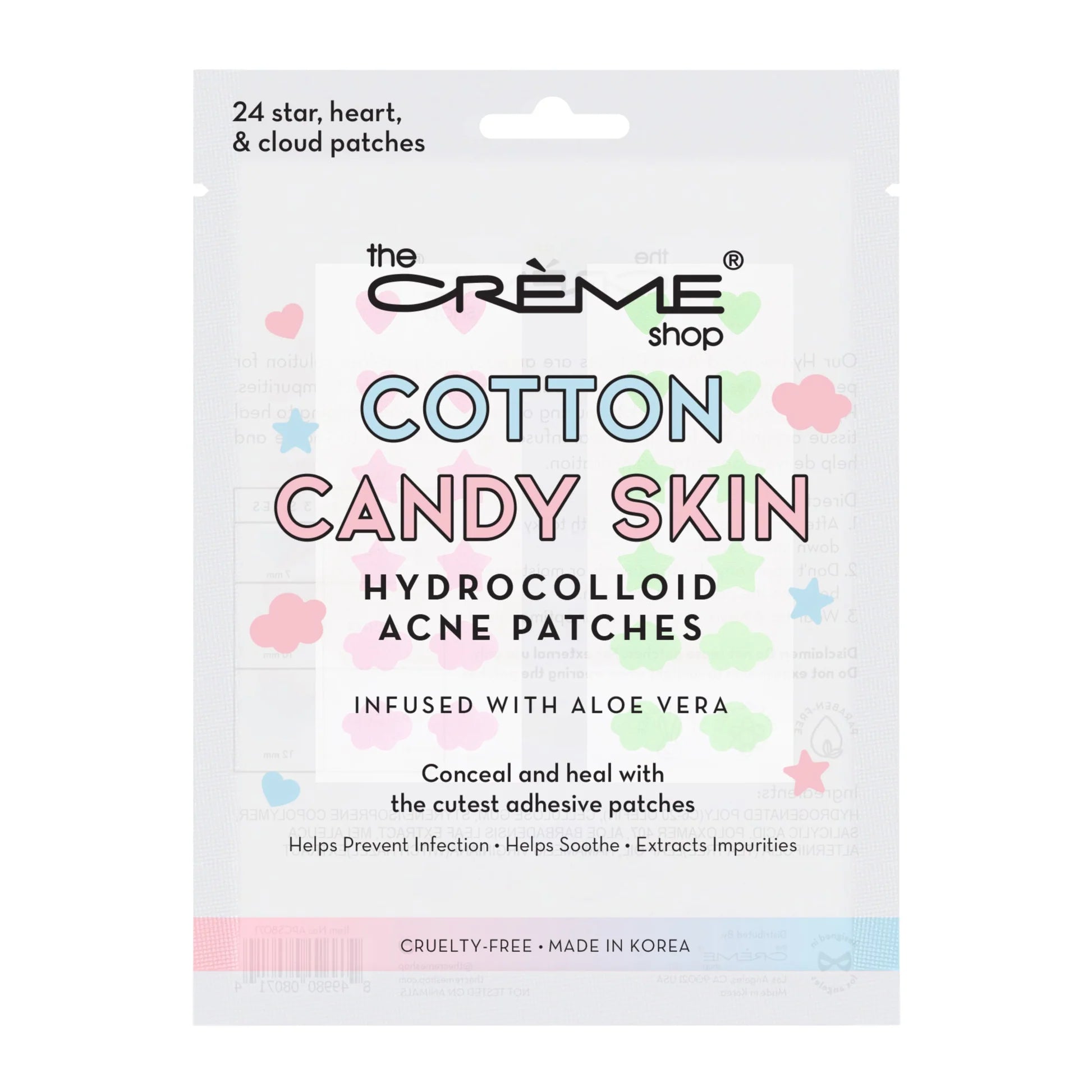 ACNE PATCHES COTTON CANDY SKIN THE CREME SHOP