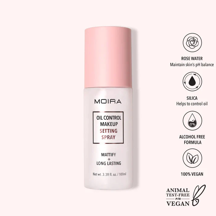 MOIRA - Oil Control Makeup Setting Spray