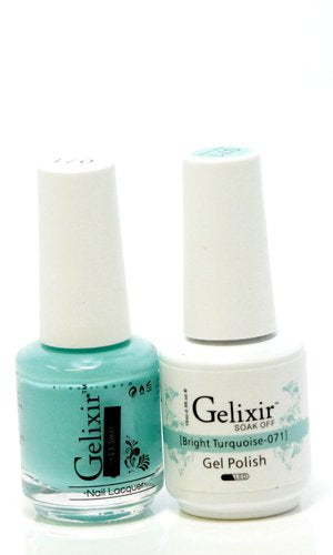 Gelixir 071- Gelixir Gel Polish & Matching Nail Lacquer Duo Set - 0.5oz