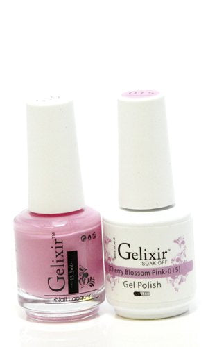 Gelixir 015- Gelixir Gel Polish & Matching Nail Lacquer Duo Set - 0.5oz