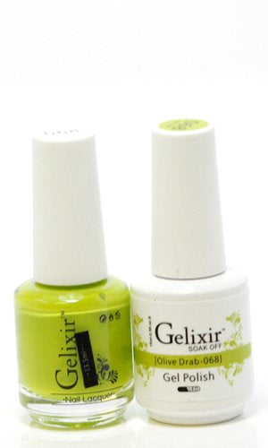 Gelixir 068- Gelixir Gel Polish & Matching Nail Lacquer Duo Set - 0.5oz