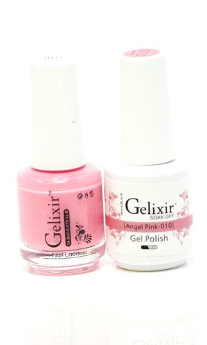 Gelixir 010- Gelixir Gel Polish & Matching Nail Lacquer Duo Set - 0.5oz