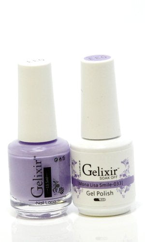 Gelixir 033- Gelixir Gel Polish & Matching Nail Lacquer Duo Set - 0.5oz