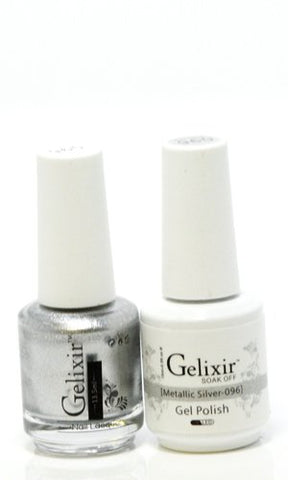 Gelixir 096- Gelixir Gel Polish & Matching Nail Lacquer Duo Set - 0.5oz