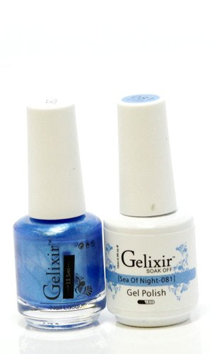 Gelixir 081- Gelixir Gel Polish & Matching Nail Lacquer Duo Set - 0.5oz