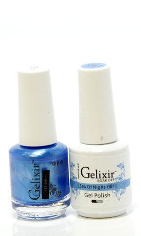 Gelixir 081- Gelixir Gel Polish & Matching Nail Lacquer Duo Set - 0.5oz