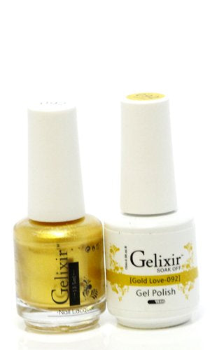 Gelixir 092- Gelixir Gel Polish & Matching Nail Lacquer Duo Set - 0.5oz