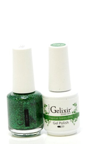 Gelixir 099- Gelixir Gel Polish & Matching Nail Lacquer Duo Set - 0.5oz