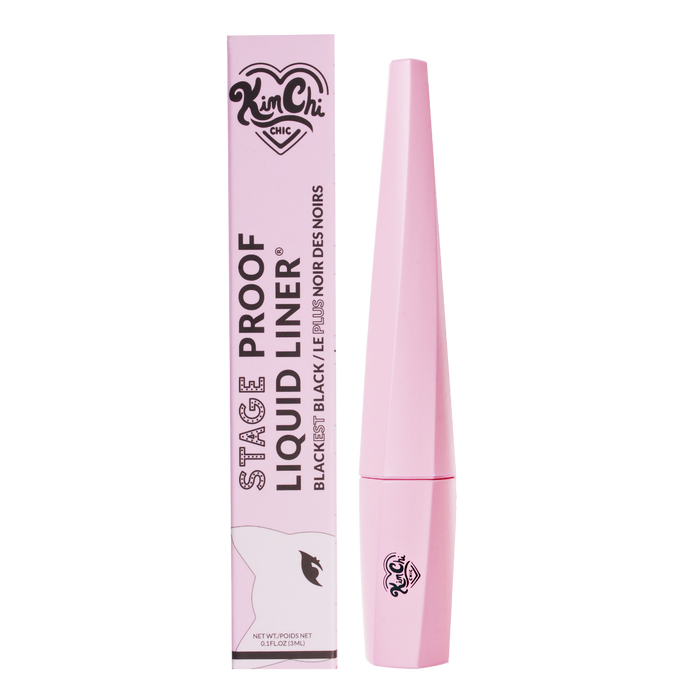 KIMCHI CHIC STAGE PROOF LIQUID LINER - 02 FELT TIP BRUSH - BLACKEST BLACK
